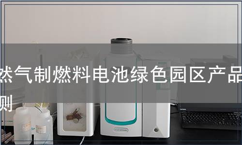 天然气制燃料电池绿色园区产品检测