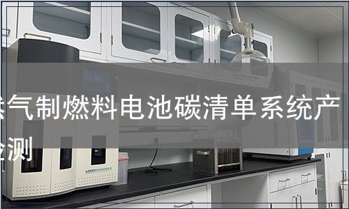 天然气制燃料电池碳清单系统产品检测
