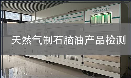 天然气制石脑油产品检测