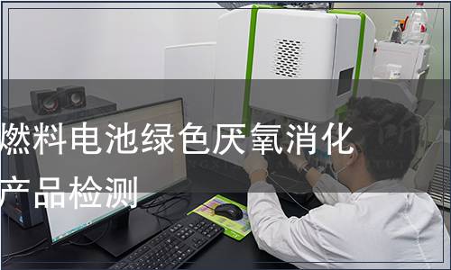 天然气制燃料电池绿色厌氧消化服务认证产品检测