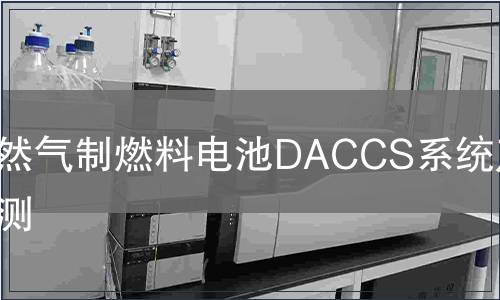 天然气制燃料电池DACCS系统产品检测