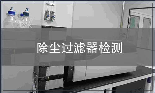 除尘过滤器检测