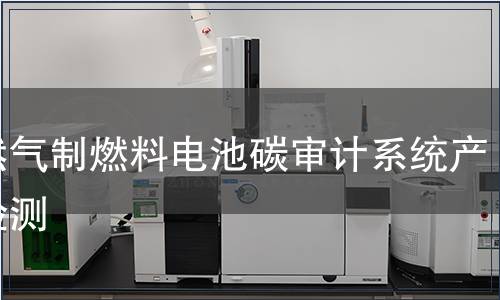 天然气制燃料电池碳审计系统产品检测