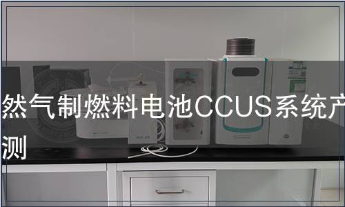 天然气制燃料电池CCUS系统产品检测