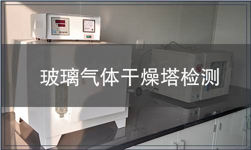 玻璃气体干燥塔检测