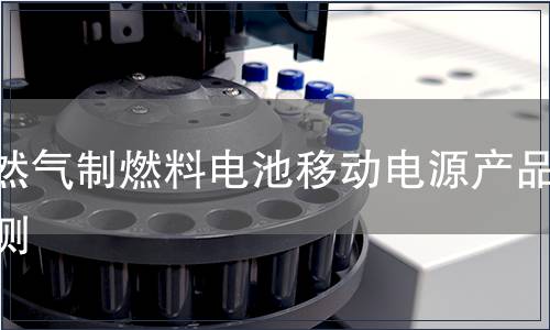 天然气制燃料电池移动电源产品检测
