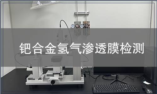 钯合金氢气渗透膜检测