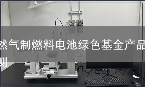 天然气制燃料电池绿色基金产品检测