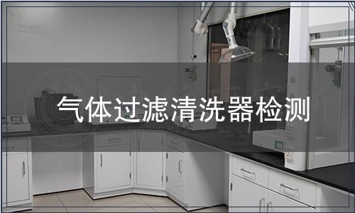 气体过滤清洗器检测