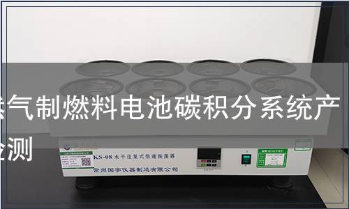 天然气制燃料电池碳积分系统产品检测
