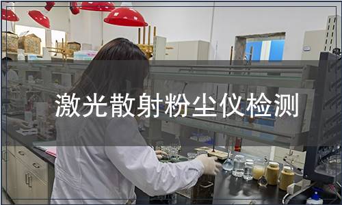 激光散射粉尘仪检测