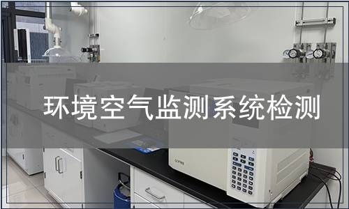 环境空气监测系统检测