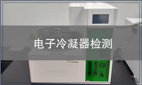 电子冷凝器检测