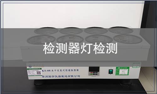 检测器灯检测