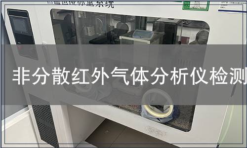 非分散红外气体分析仪检测
