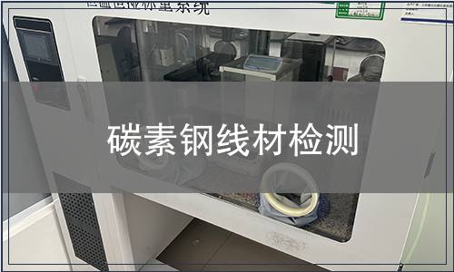 碳素钢线材检测