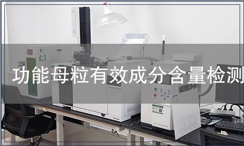 功能母粒有效成分含量检测