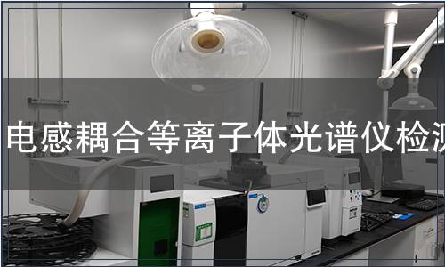 电感耦合等离子体光谱仪检测