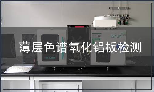 薄层色谱氧化铝板检测