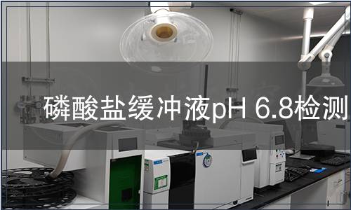 磷酸盐缓冲液pH 6.8检测