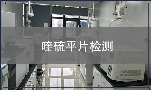 喹硫平片检测