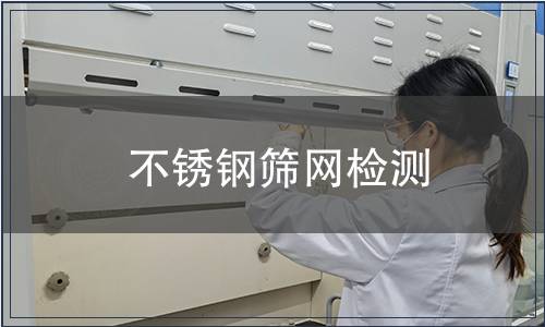 不锈钢筛网检测
