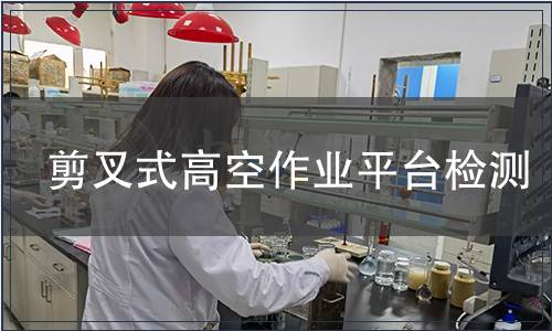 剪叉式高空作业平台检测