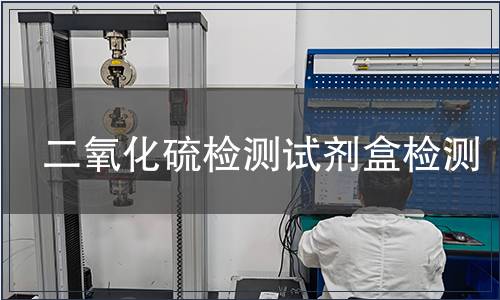 二氧化硫检测试剂盒检测