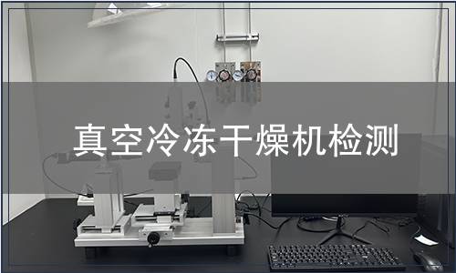 真空冷冻干燥机检测