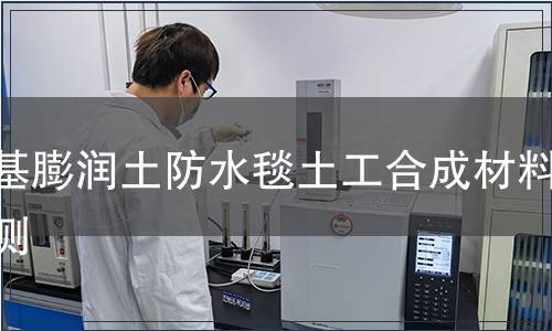 钠基膨润土防水毯土工合成材料检测