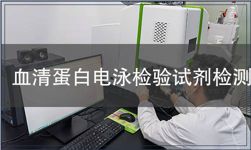 血清蛋白电泳检验试剂检测