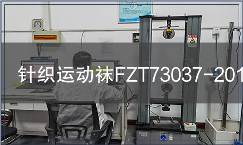 针织运动袜FZT73037-2010检测
