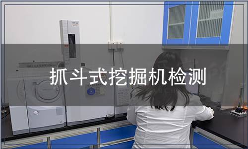 抓斗式挖掘机检测