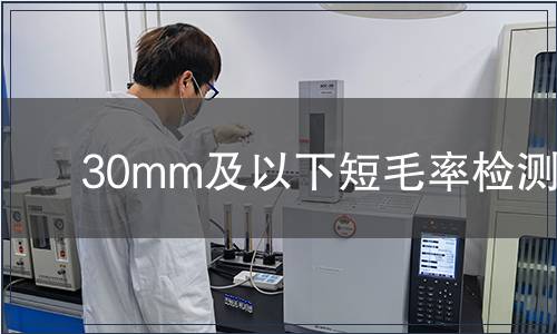 30mm及以下短毛率检测