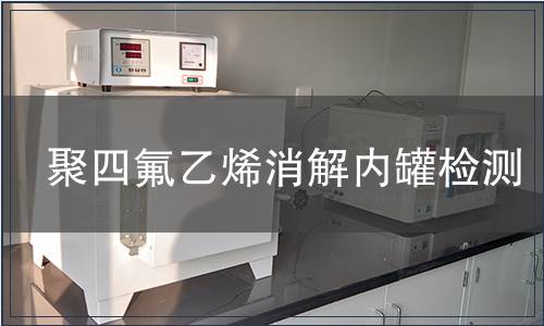 聚四氟乙烯消解内罐检测