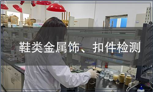 鞋类金属饰、扣件检测
