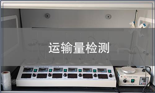 运输量检测