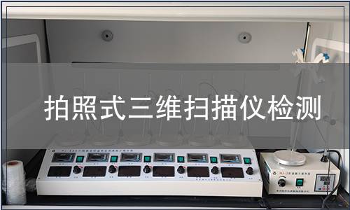 拍照式三维扫描仪检测