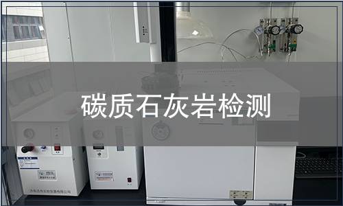 碳质石灰岩检测