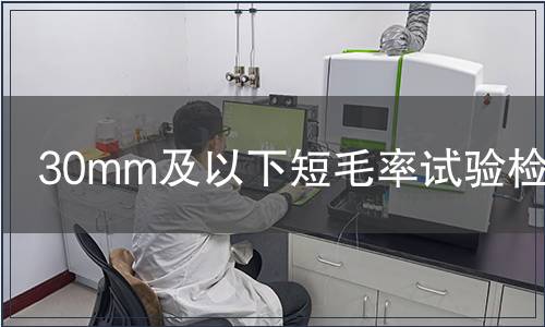 30mm及以下短毛率试验检测