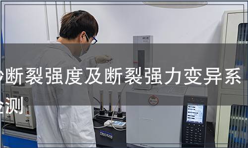单纱断裂强度及断裂强力变异系数检测