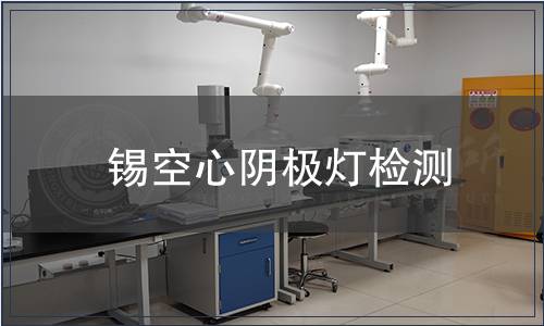 锡空心阴极灯检测