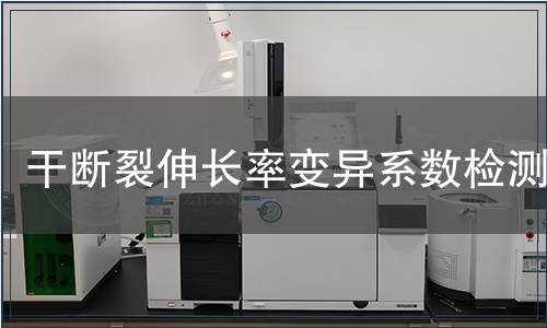 干断裂伸长率变异系数检测