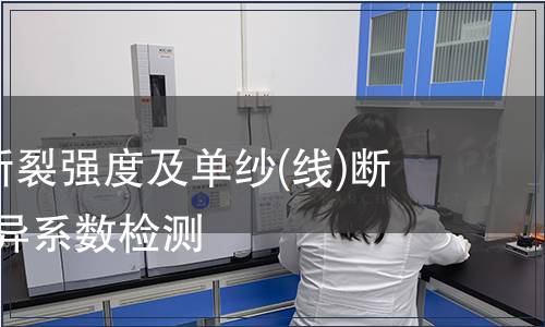 单纱(线)断裂强度及单纱(线)断裂强力变异系数检测
