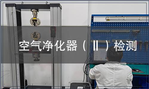 空气净化器（Ⅱ）检测