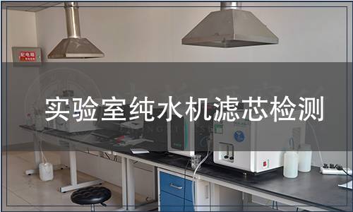 实验室纯水机滤芯检测