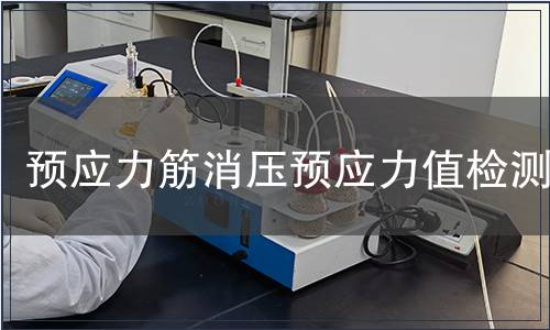 预应力筋消压预应力值检测