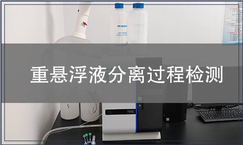 重悬浮液分离过程检测