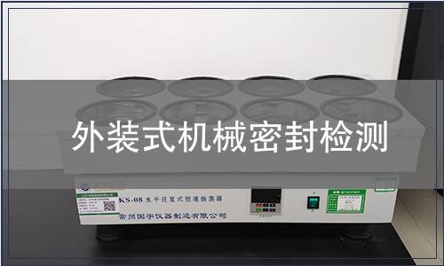 外装式机械密封检测