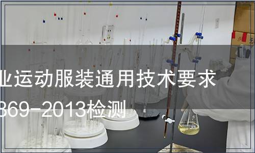针织专业运动服装通用技术要求GBT29869-2013检测